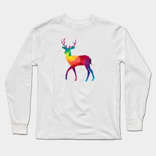 Christmas Gift Design, Christmas Clothing, Christmas Artwork, Christmas Deer Long Sleeve T-Shirt